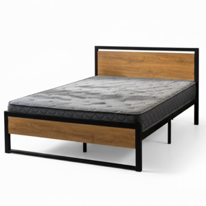 Bed Frames And Mattresses: High clearance bed frame and mattress combo queen size