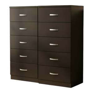 Drawers And Bedside Tables: Gary tallboy drawer twin pack
