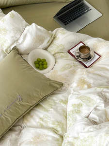 Products: Olive Dusk-Double Gauze Cotton Bedding Set