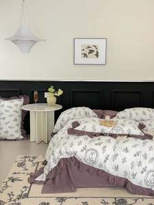 Products: Violet Reverie 100% Cotton Bedding Set
