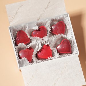 Passion Fruit Heart - 6 Chocolate Bonbons