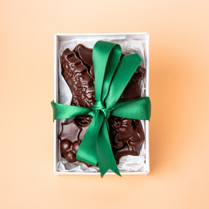 Dark Chocolate Christmas Figurines