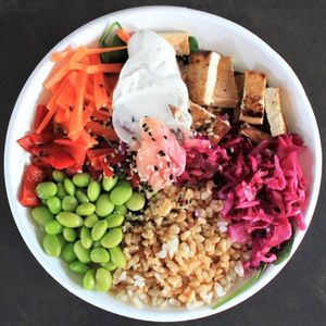 Crispy Tofu Nourish Bowl