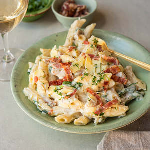 Products: Chicken & Bacon Carbonara - Honest Kitchen