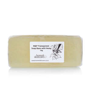 All Raw Ingredients: Melt and Pour Soap Base - Hemp - Transparent