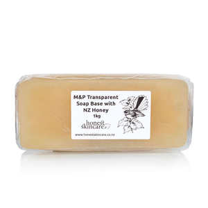 All Raw Ingredients: Melt and Pour Soap Base - with New Zealand Honey