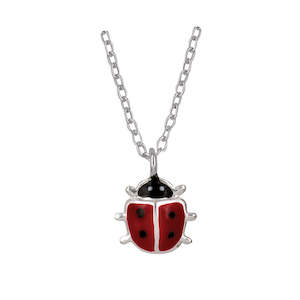 Childrens Jewellery: Sterling Silver Lady Bird Pendant