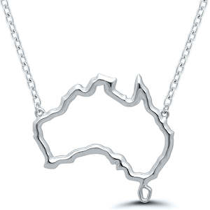 Necklaces Pendants: The Australia Map Necklace