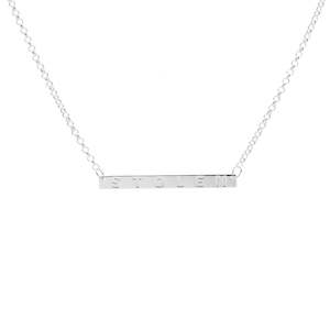Stolen Girlfriends Club: STOLEN PLANK NECKLACE