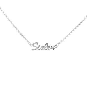 STOLEN SCRIPT NECKLACE