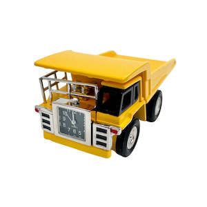 All Giftware: Collectable Clock - Yellow Truck