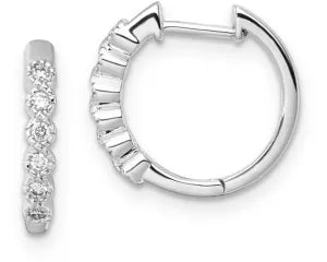 All Jewellery: Lab Diamond Huggie Earrings