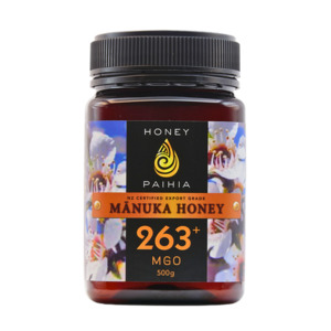 Products: Manuka Honey 263+ MGO (10+) 500g Honey Paihia