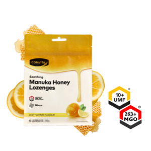 Lozenges: Manuka Honey Lozenges Lemon with Propolis | 40 Lozenges