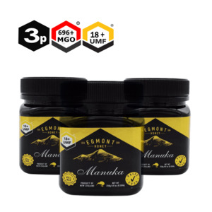 Egmont: 3 X UMF 18+ Manuka Honey | 250g