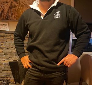 Clothes • Hooked on Boars: HOB Rugby Shirt (Long Sleeve)