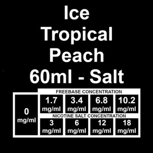 Cali Grown Eliquid: Cali Grown Ice - Tropical Peach 60ml