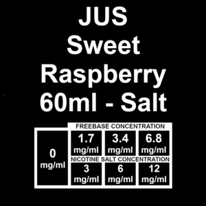 Fresh Farms Eliquid: JUS - Sweet Raspberry 60ml