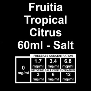 Fresh Farms Eliquid: Fruitia - Tropical Citrus 60ml