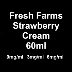Fresh Farms Eliquid: Fresh Farms - Strawberry Cream 60ml