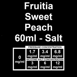 Fruitia - Sweet Peach 60ml