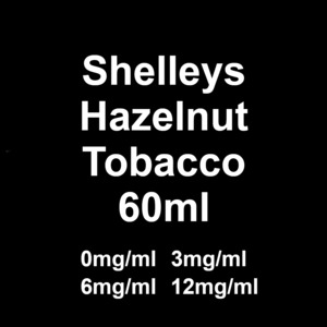 Shelleys Eliquid - Hazelnut Tobacco 60ml