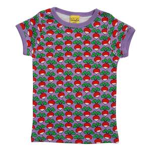 Radish Short Sleeved Top (Bougainvillea)
