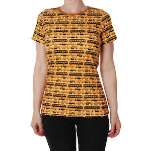 Buses and Cars Long Sleeve Women's Top (Small)