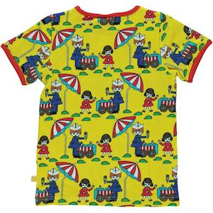 Ice Cream Stand Short Sleeved Top (Yellow)