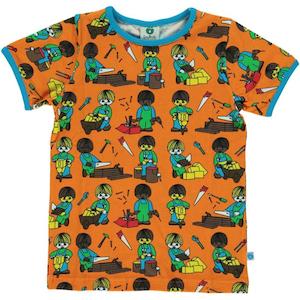 Smafolk: Workers Short Sleeved Top (Orange)