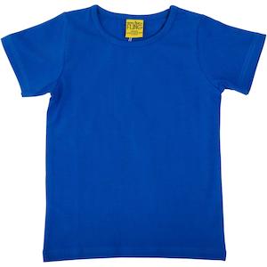 Blue Womens Short Sleeve Top