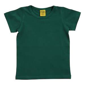 Size 158 14 Years: Galapagos Green Short Sleeved Top