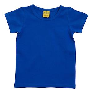 Size 158 14 Years: Brilliant Blue Short Sleeved Top
