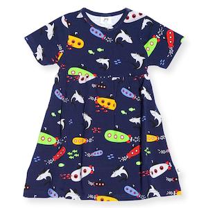 Last Ones: Submarine Short Sleeved Sweetdress (1 1/2 - 2 Years)