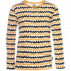 Paapii: Haloo Long Sleeved Top (Ochre / Black)