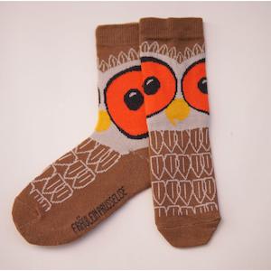 Fräulein Prusselise Organic  Socks - Owl