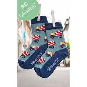 Fräulein Prusselise Organic Socks - Concrete Mixer