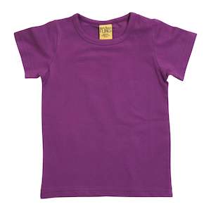 Size 158 14 Years: Dewberry Purple Short Sleeved Top