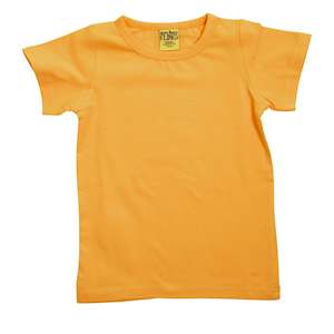 Size 158 14 Years: Citrus Yellow Short Sleeved Top