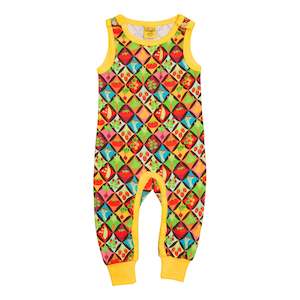 Size 56 1 2 Months: Harlequin Veges Dungarees