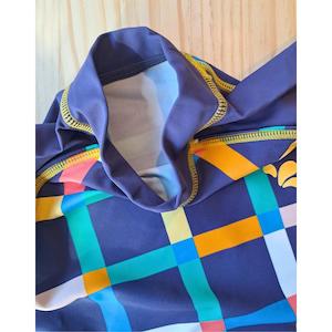 SECONDS - UV Protective Rash Vest Multi Check (4 - 5 Years)