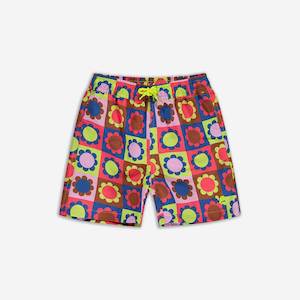 Muddy Puddles: UV Protective Swim Shorts Multi Floral