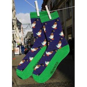 Organic Crew Socks - Ducks