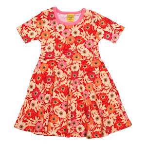 Rosehip Short Sleeved Skater Dress