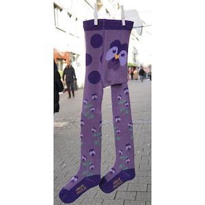 Baby And Toddler: Organic Tights - Violets