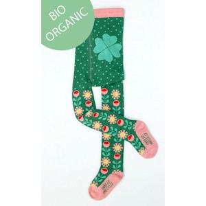 Organic Tights - Retro Flowers