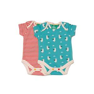 Baby And Toddler: Summer Seagull Body Top - 2 Pack