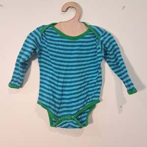 Re Loved: RE-Loved - DUNS Blue Striped Long Sleeved Body Top (4-6 Months)