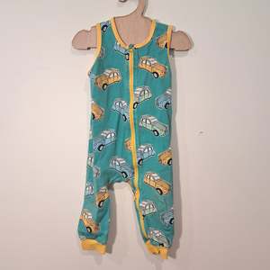 Re Loved: RE-Loved - Naperonuttu Car Dungarees (9-12 Months)