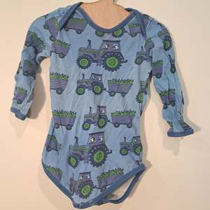 RE-Loved - Småfolk Tractor Long Sleeved Body Top (9 Months)